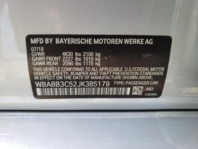 Photo 9 VIN: WBA8B3C52JK385179 - BMW 340 I 