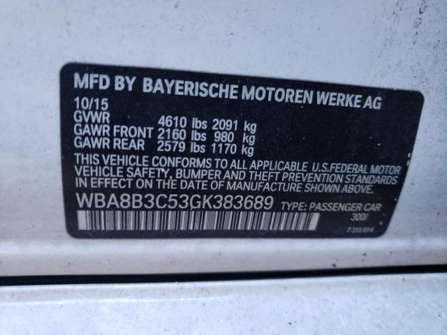 Photo 9 VIN: WBA8B3C53GK383689 - BMW 340 I 