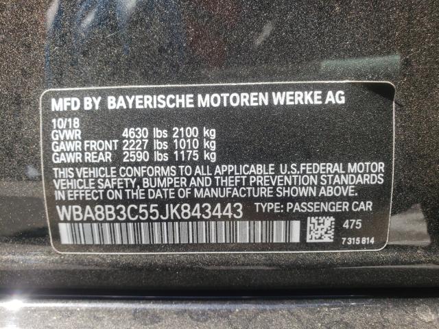 Photo 9 VIN: WBA8B3C55JK843443 - BMW 340 I 