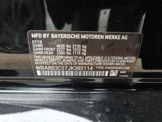 Photo 9 VIN: WBA8B3C57JK385114 - BMW 340I 