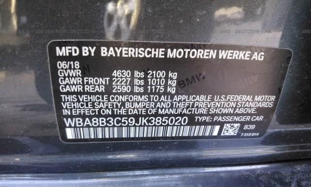 Photo 8 VIN: WBA8B3C59JK385020 - BMW 340 