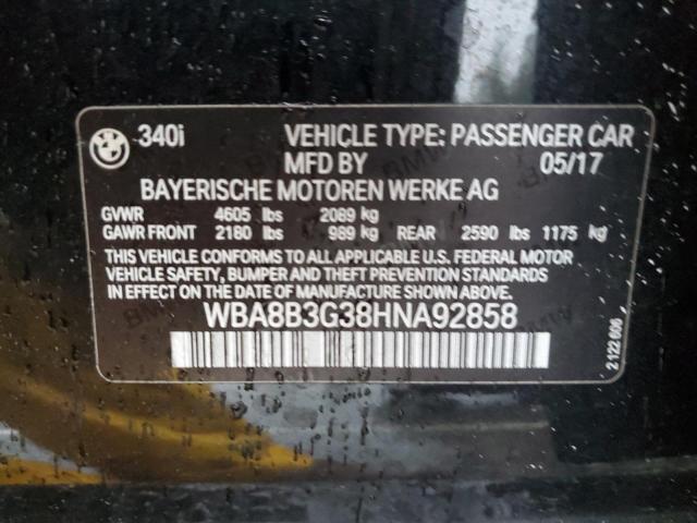 Photo 11 VIN: WBA8B3G38HNA92858 - BMW 340 I 