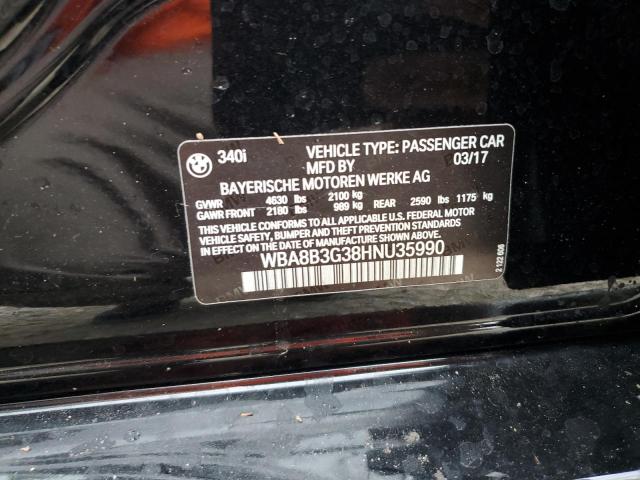 Photo 12 VIN: WBA8B3G38HNU35990 - BMW 340 I 