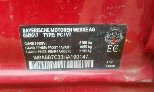 Photo 9 VIN: WBA8B7C33HA190147 - BMW 340 