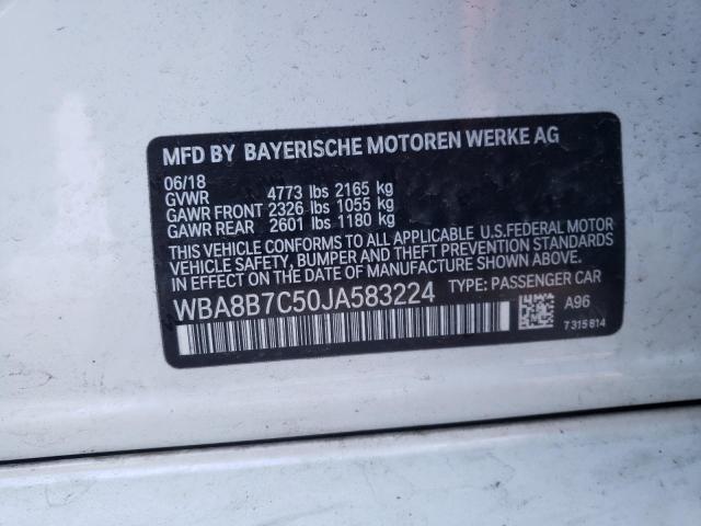 Photo 9 VIN: WBA8B7C50JA583224 - BMW 3 SERIES 