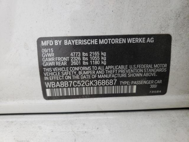 Photo 11 VIN: WBA8B7C52GK368687 - BMW 340I 