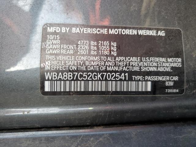 Photo 11 VIN: WBA8B7C52GK702541 - BMW 340 XI 