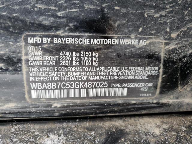 Photo 11 VIN: WBA8B7C53GK487025 - BMW 340 XI 