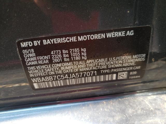 Photo 9 VIN: WBA8B7C54JA577071 - BMW 340 XI 