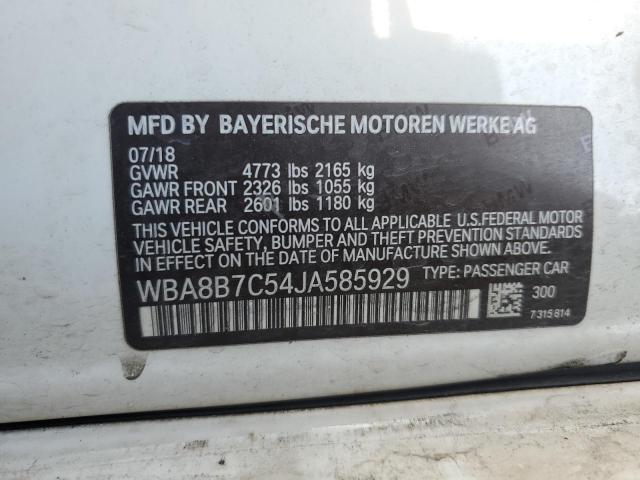 Photo 11 VIN: WBA8B7C54JA585929 - BMW 3 SERIES 