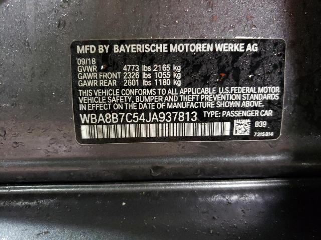 Photo 11 VIN: WBA8B7C54JA937813 - BMW 340 XI 