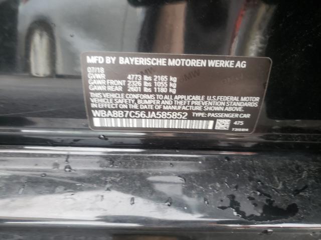 Photo 9 VIN: WBA8B7C56JA585852 - BMW 340 XI 