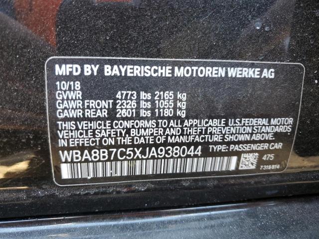 Photo 11 VIN: WBA8B7C5XJA938044 - BMW 340 XI 