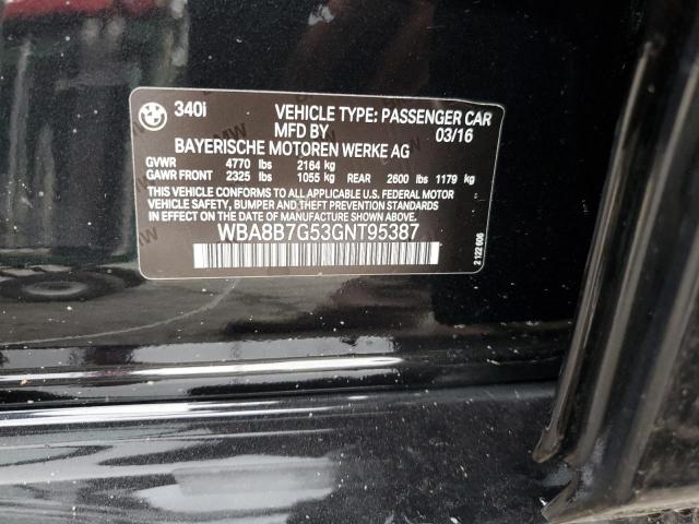 Photo 11 VIN: WBA8B7G53GNT95387 - BMW 340 XI 