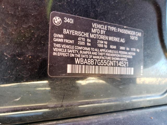 Photo 11 VIN: WBA8B7G55GNT14521 - BMW 340I 