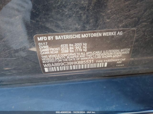 Photo 8 VIN: WBA8B9C39HK885531 - BMW 330I 