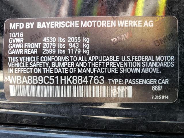 Photo 12 VIN: WBA8B9C51HK884763 - BMW 330 I 