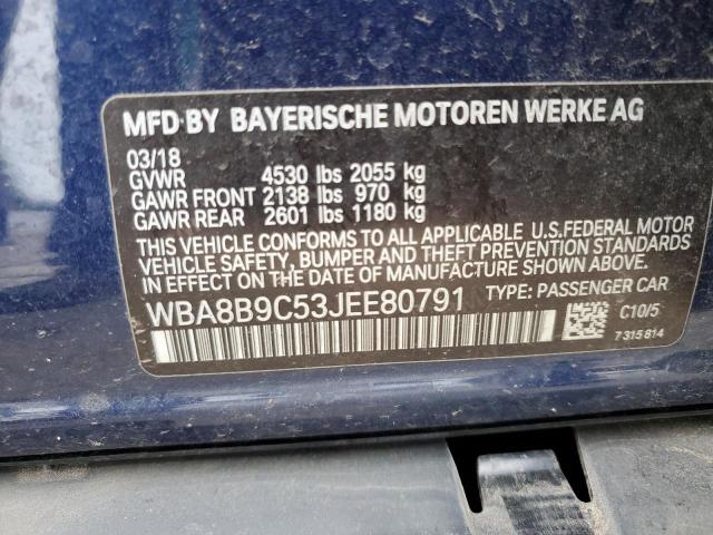 Photo 12 VIN: WBA8B9C53JEE80791 - BMW 3 SERIES 