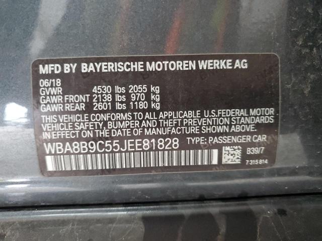 Photo 12 VIN: WBA8B9C55JEE81828 - BMW 3 SERIES 