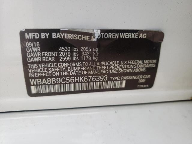 Photo 9 VIN: WBA8B9C56HK676393 - BMW 330 I 