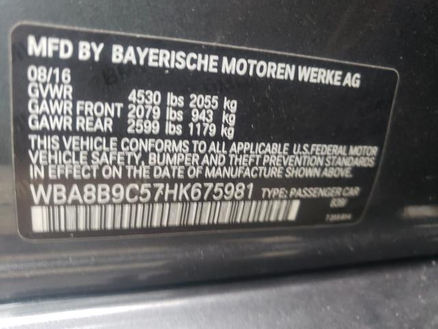 Photo 9 VIN: WBA8B9C57HK675981 - BMW 330 I 