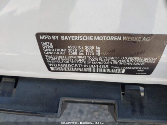 Photo 8 VIN: WBA8B9C57HK884458 - BMW 330I 