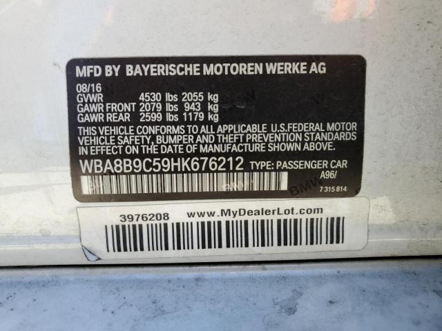 Photo 11 VIN: WBA8B9C59HK676212 - BMW 3 SERIES 