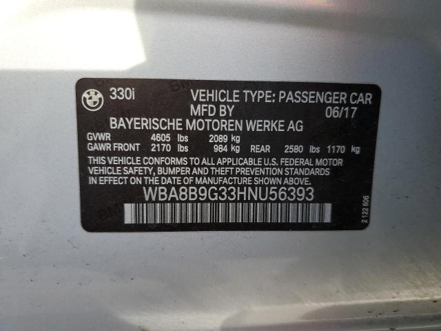 Photo 11 VIN: WBA8B9G33HNU56393 - BMW 330 I 