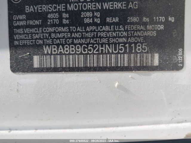 Photo 8 VIN: WBA8B9G52HNU51185 - BMW 330I 