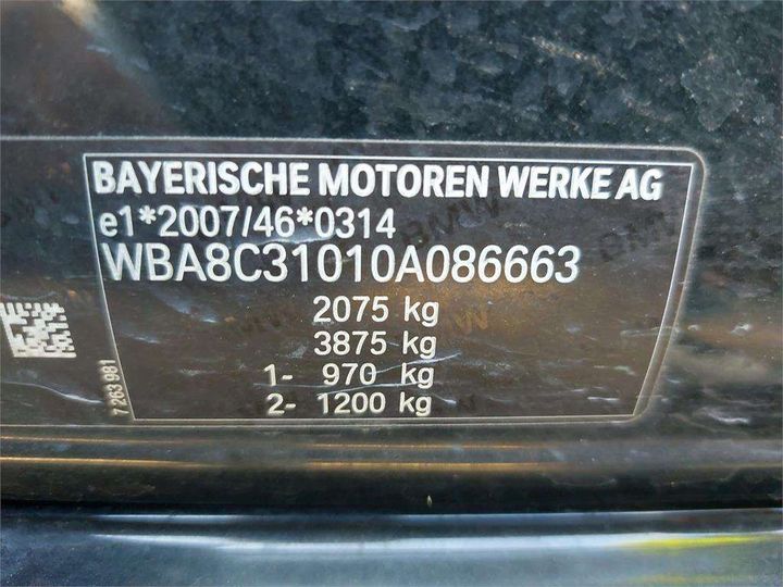 Photo 8 VIN: WBA8C31010A086663 - BMW SERIE 3 BERLINE 