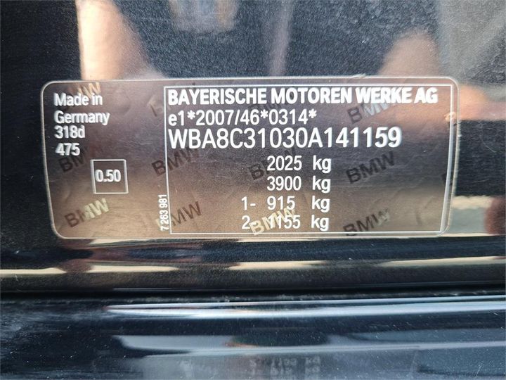 Photo 6 VIN: WBA8C31030A141159 - BMW 3 BERLINE 