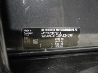 Photo 12 VIN: WBA8C310X0A824699 - BMW 3 DIESEL - 2015 