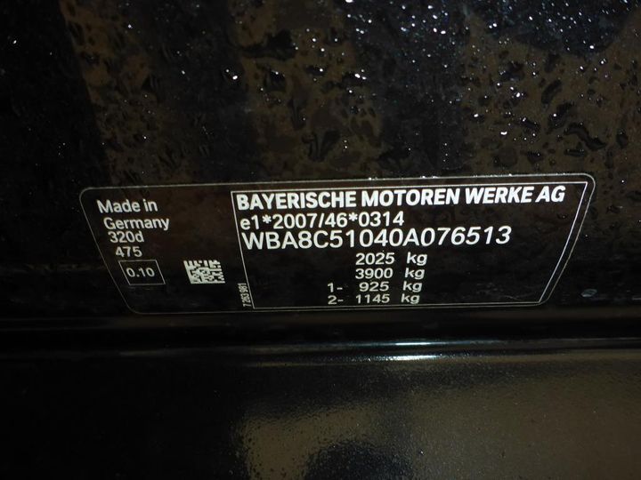 Photo 20 VIN: WBA8C51040A076513 - BMW SERIA 3 