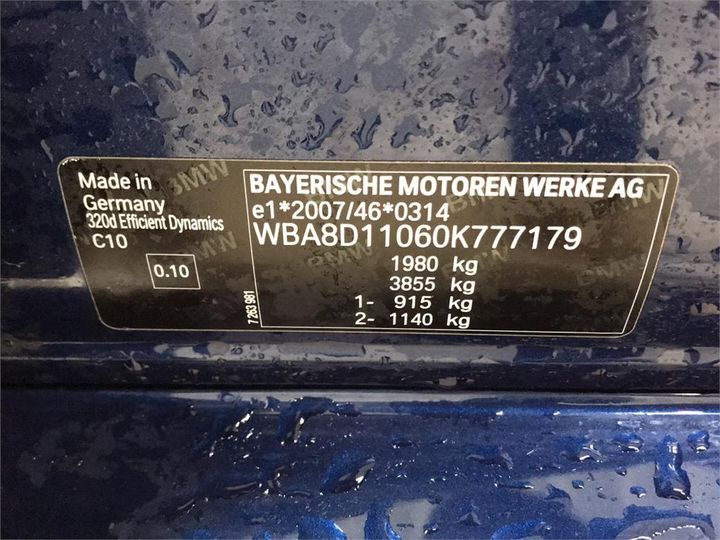 Photo 8 VIN: WBA8D11060K777179 - BMW 320 