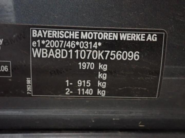 Photo 15 VIN: WBA8D11070K756096 - BMW SERIE 3 4P 