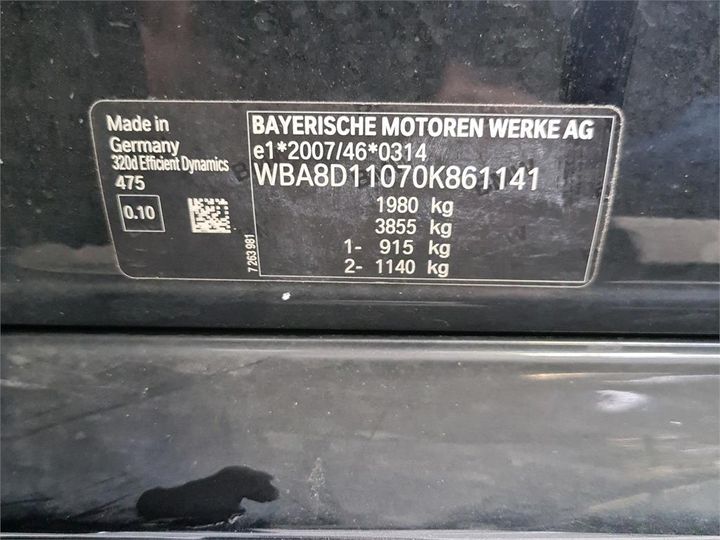 Photo 6 VIN: WBA8D11070K861141 - BMW 320 