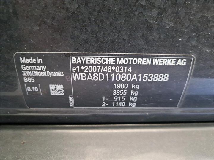 Photo 6 VIN: WBA8D11080A153888 - BMW 3 