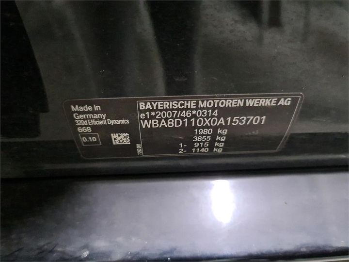 Photo 4 VIN: WBA8D110X0A153701 - BMW 320 