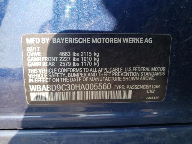 Photo 9 VIN: WBA8D9C30HA005560 - BMW 330 XI 