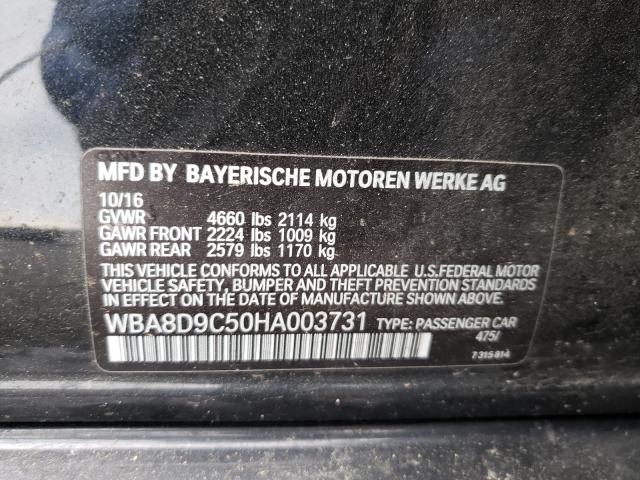 Photo 9 VIN: WBA8D9C50HA003731 - BMW 330 XI 