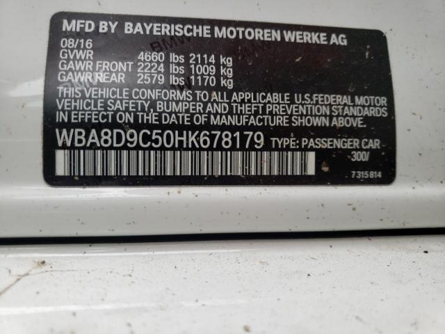 Photo 9 VIN: WBA8D9C50HK678179 - BMW 330 XI 