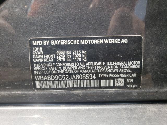 Photo 9 VIN: WBA8D9C52JA608534 - BMW 330I 