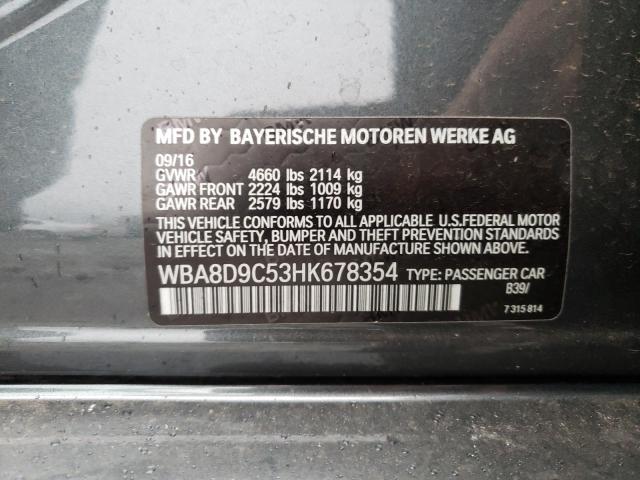 Photo 9 VIN: WBA8D9C53HK678354 - BMW 330 XI 