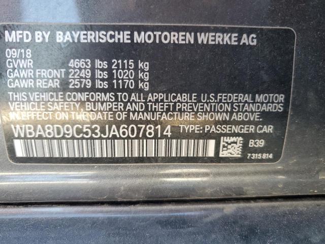 Photo 11 VIN: WBA8D9C53JA607814 - BMW 330 XI 