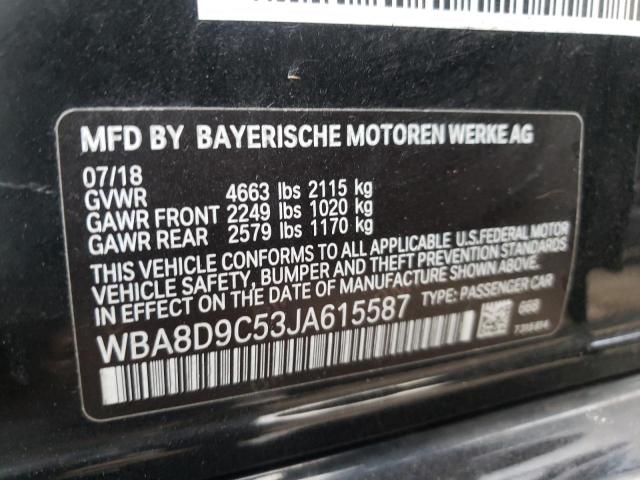 Photo 9 VIN: WBA8D9C53JA615587 - BMW 330 XI 