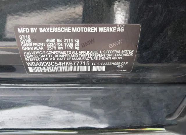 Photo 8 VIN: WBA8D9C54HK677715 - BMW 330I 