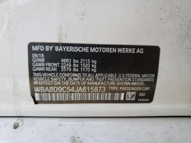 Photo 9 VIN: WBA8D9C54JA615873 - BMW 330 XI 