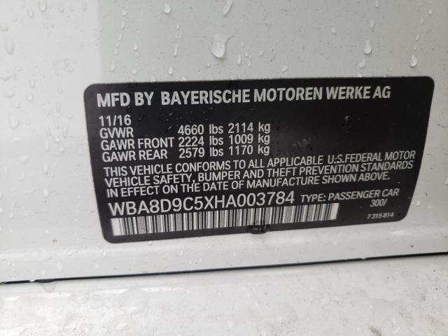 Photo 9 VIN: WBA8D9C5XHA003784 - BMW 330 XI 