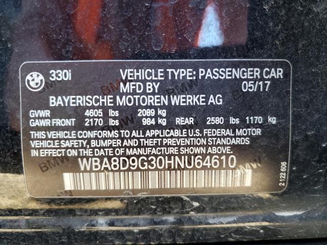 Photo 11 VIN: WBA8D9G30HNU64610 - BMW 3 SERIES 