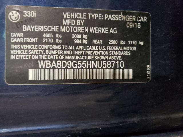 Photo 11 VIN: WBA8D9G55HNU58710 - BMW 330 XI 